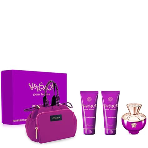 versace purple gift set|Versace aftershave gift set.